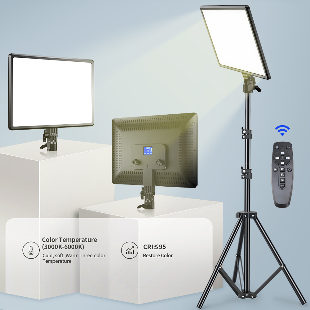 Photography Lighting Uk - 10/14inch LED Video Light Panel Bi-Color