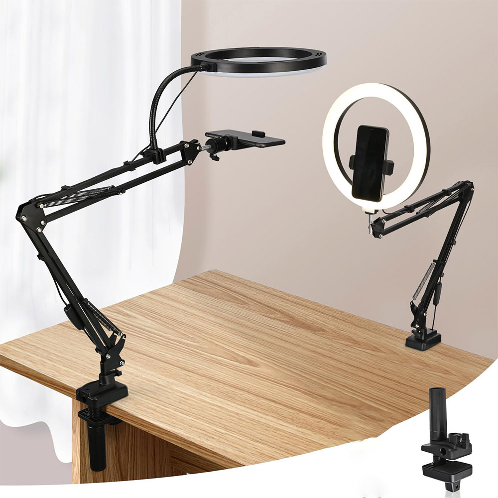 Photography Lighting Circle - Ring Light with Stand and Phone