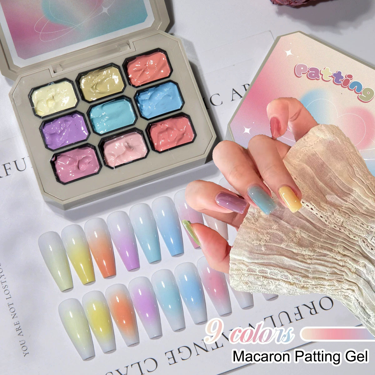 Photography Lighting Gel - 1pc Solid Makaron Nail Polish Gel