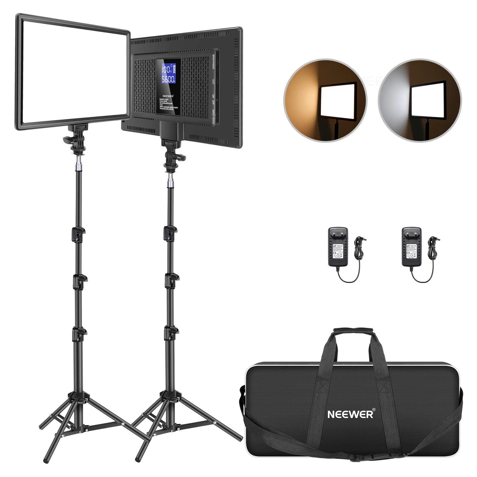 Photography Lighting Kit Neewer - Neewer Dimmable Led Video Panel Photography