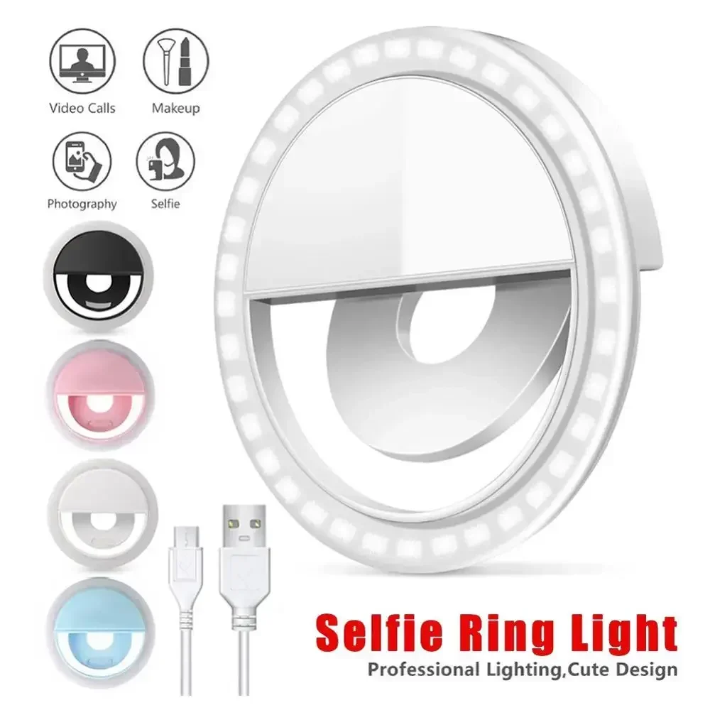 Photography Lighting Circle - LED Selfie Ring Light Mobile Phone