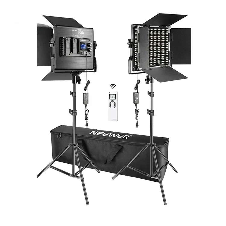 Photography Lighting Kit Neewer - Neewer 2-Pack Advanced 660 LED Panel