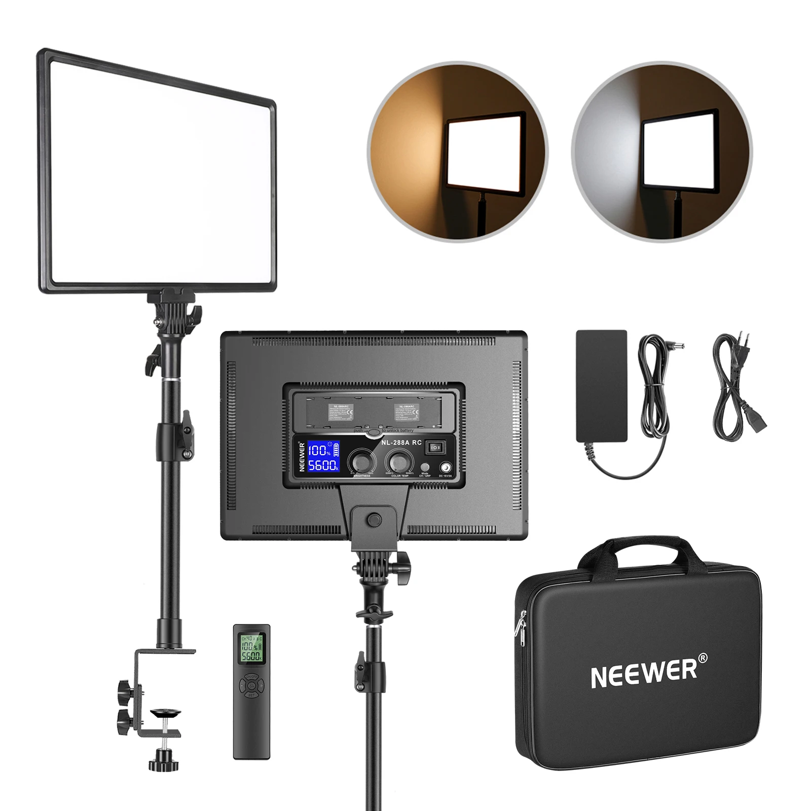 Photography Lighting Kit Neewer - Neewer Desk Mount LED Video Light