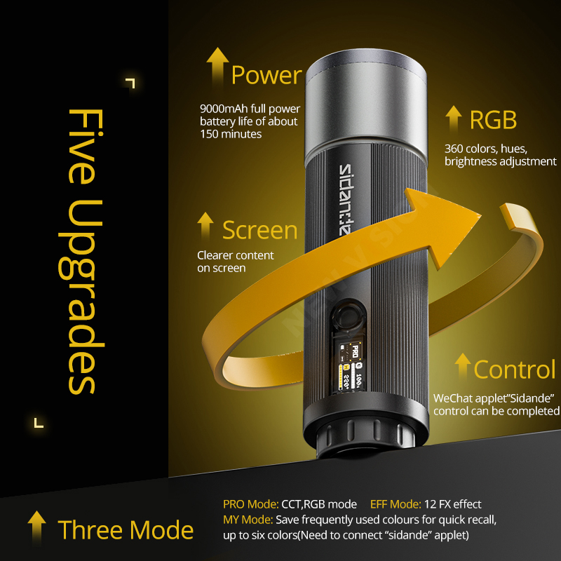 SIDANDE 12W Flashlight PRO 350 - Photography Lighting Uk review and price