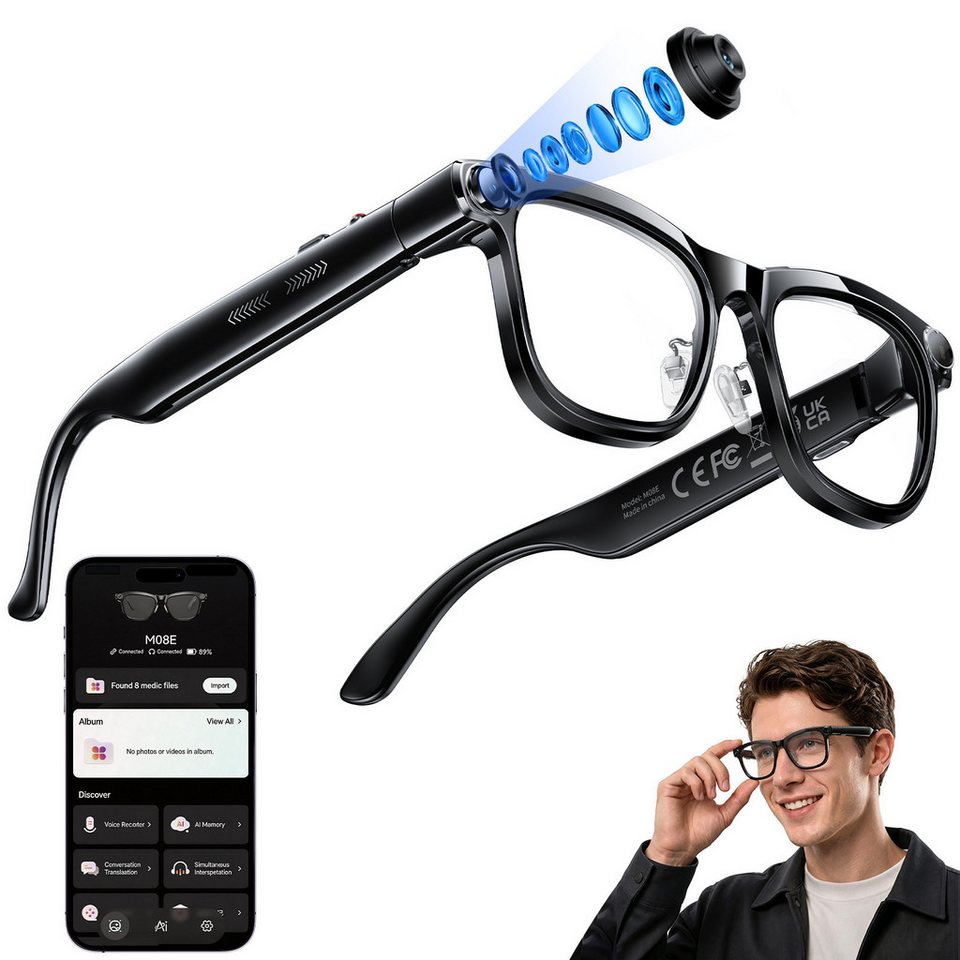 AI Smart Glasses with ChatGPT  - Quality Photography Lighting review and price