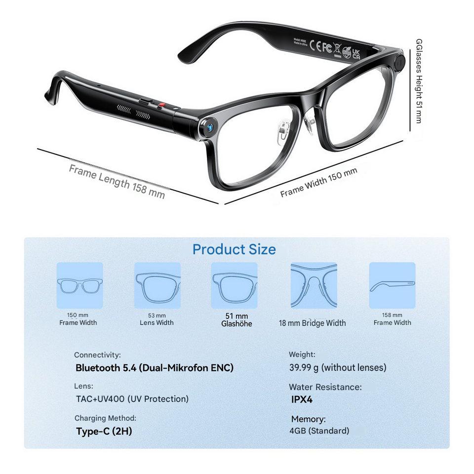 AI Smart Glasses with ChatGPT  - Quality Photography Lighting review and price