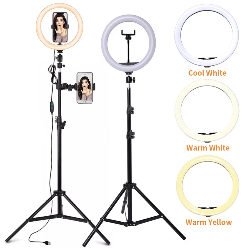 6/10/12 Inch LED Selfie Ring L - Photography Lighting Circle review and price