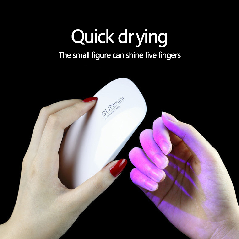 Portable 6 LED UV Nail Lamp 6W - Photography Lighting Gel review and price
