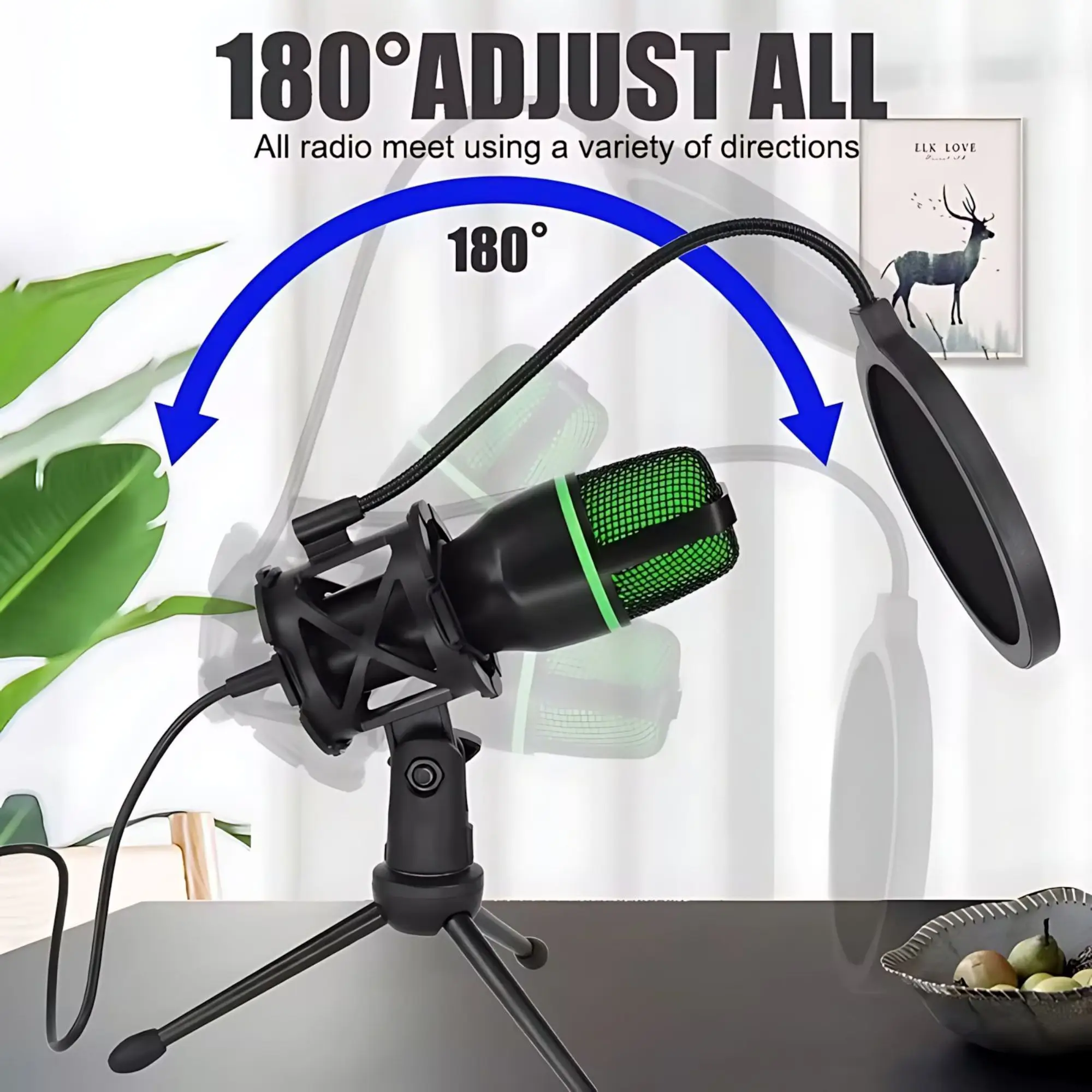 Professional USB Condenser Mic - Photography Lighting Uk review and price