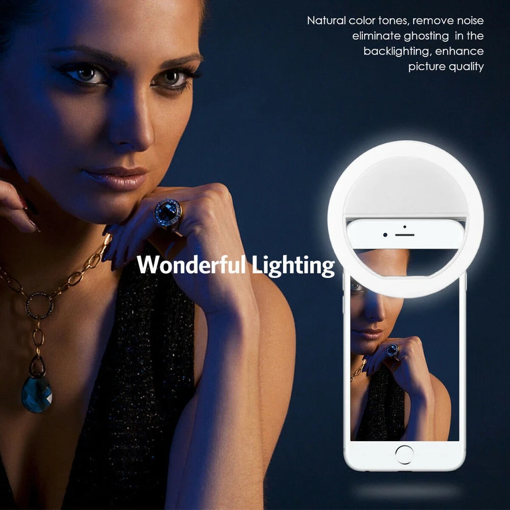 USB Rechargeable LED Selfie Ri - Quality Photography Lighting review and price