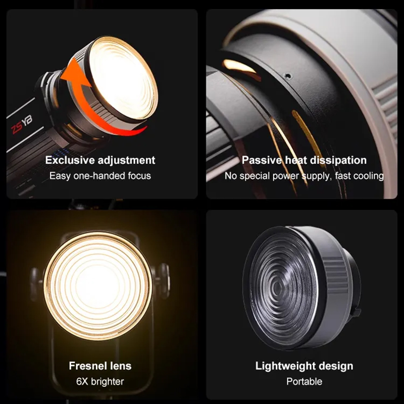 Fresnel Lens 15-55 Degree Adju - Photography Lighting For Products review and price
