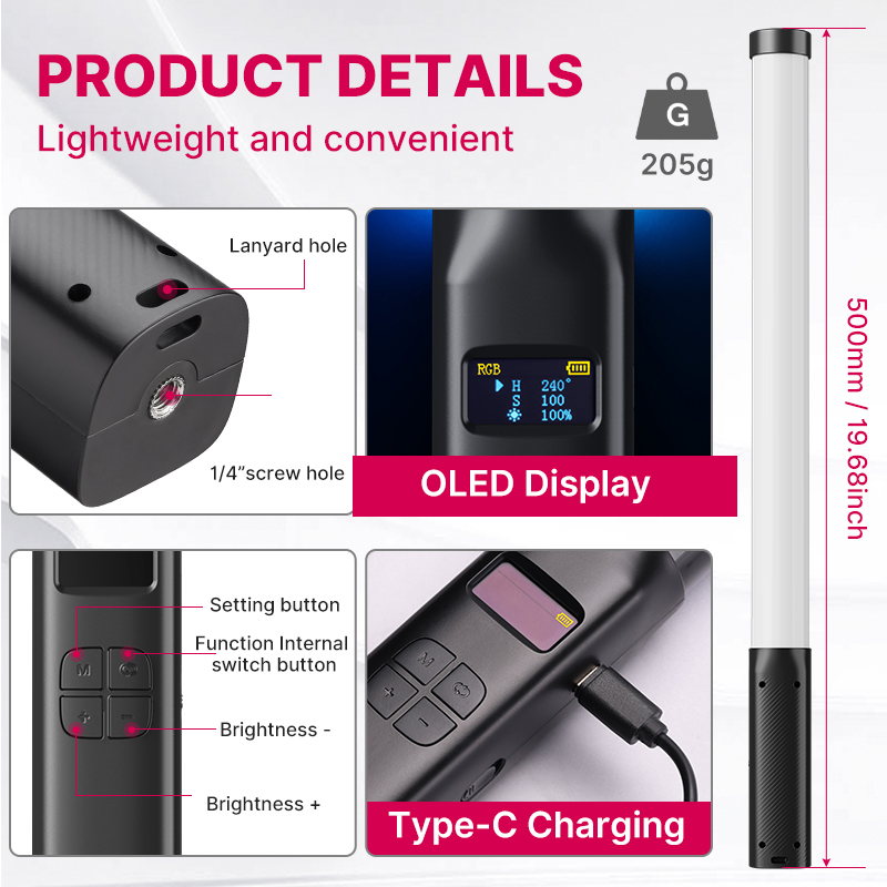 Ulanzi VL119 Handheld RGB Colo - Photography Lighting Uk review and price