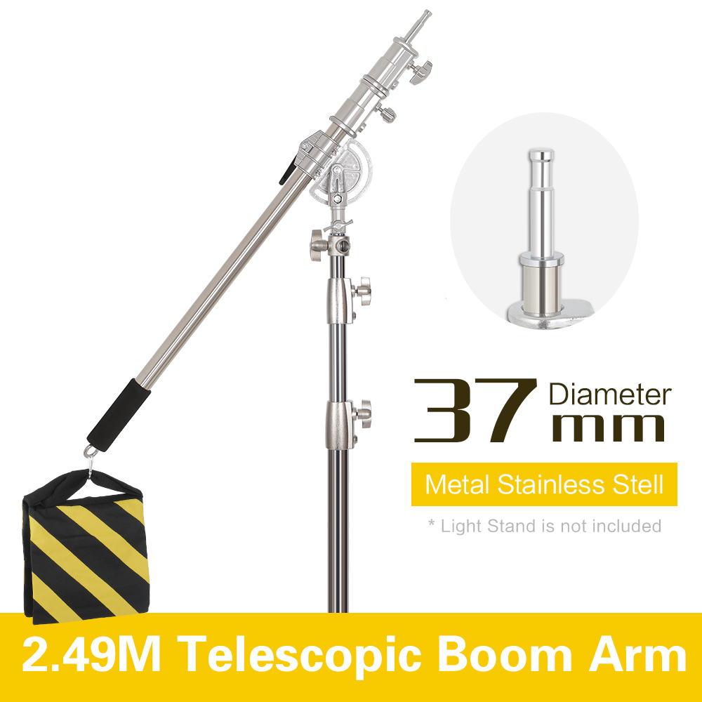 2.49M Length Cross Arm Stainle - Photography Lighting Kits review and price