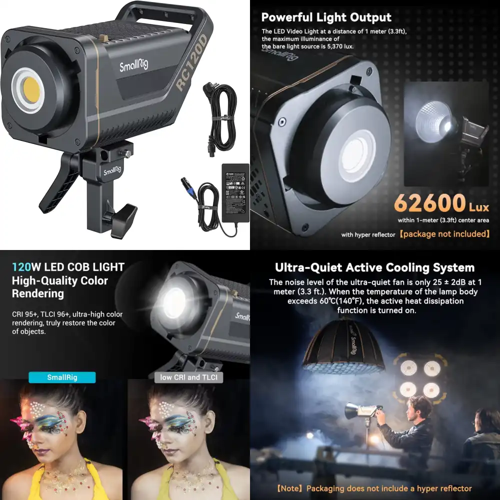 SmallRig RC 120D 120W COB LED  - V Mount Battery review and price