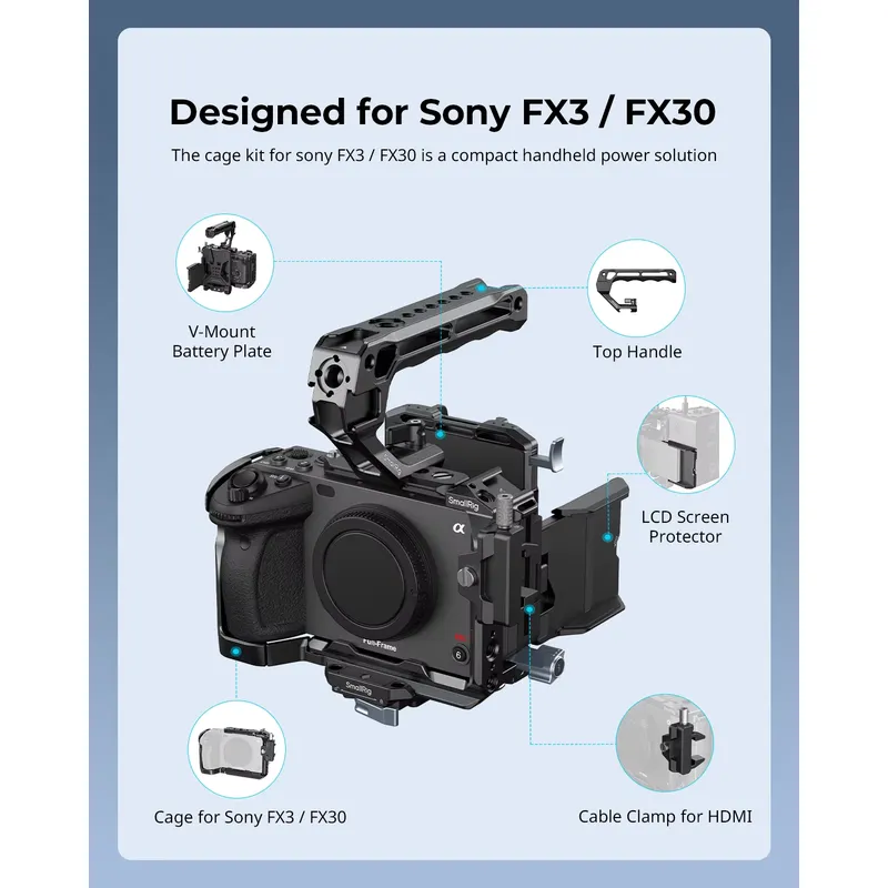 Brand For SmallRig FX30 Cage K - V Mount Battery review and price