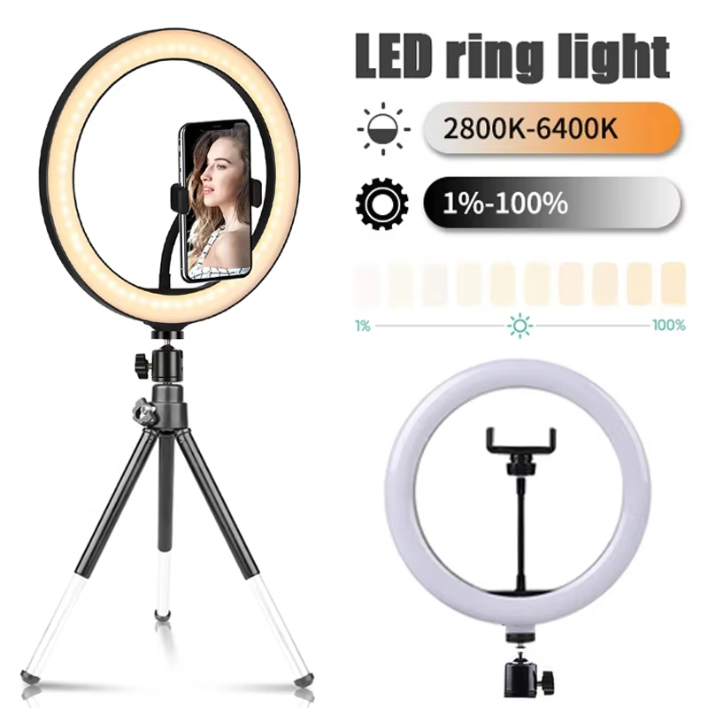 10 inch Selfie Ring Light Phot - Photography Lighting Circle review and price