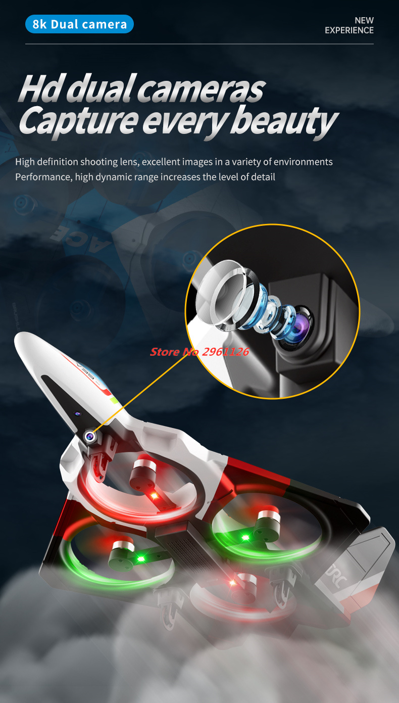 Mini Foam Drone 8K Dual Camera - Photography Lighting For Beginners review and price