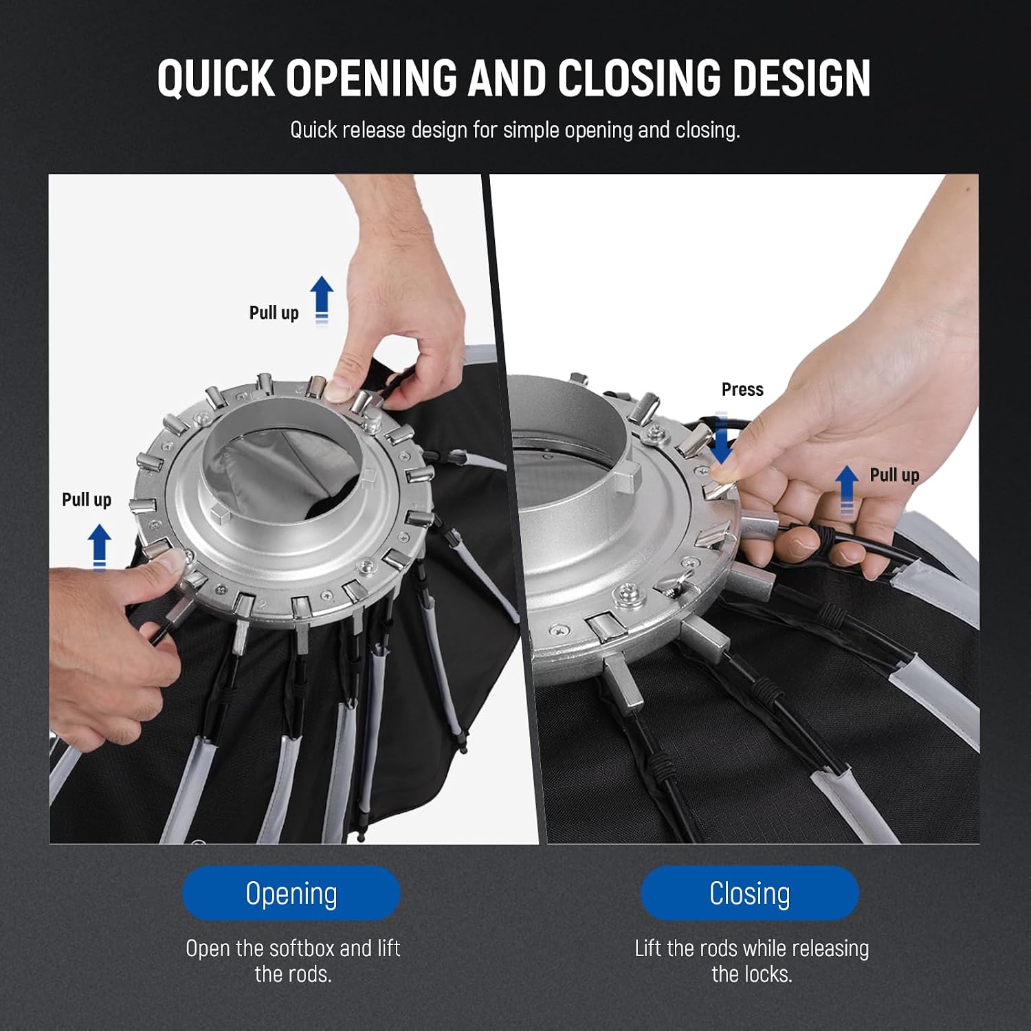Parabolic Softbox with Bowens  - Photography Lighting Kits review and price