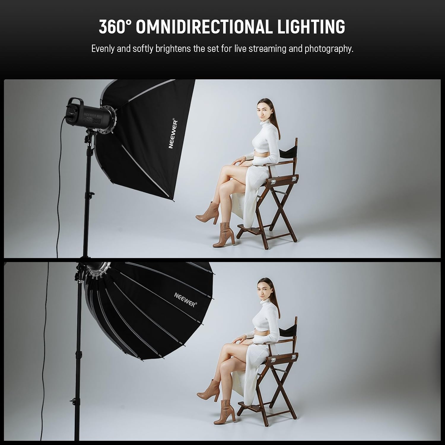 Parabolic Softbox with Bowens  - Photography Lighting Kits review and price