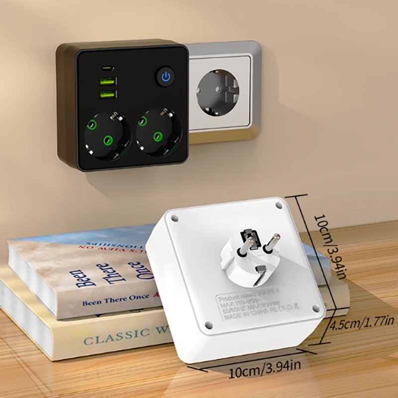 EU Plug Outlet 2 Sockets Multi - Photography Lighting Uk review and price