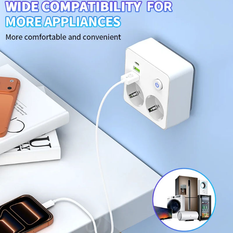 EU Plug Outlet 2 Sockets Multi - Photography Lighting Uk review and price