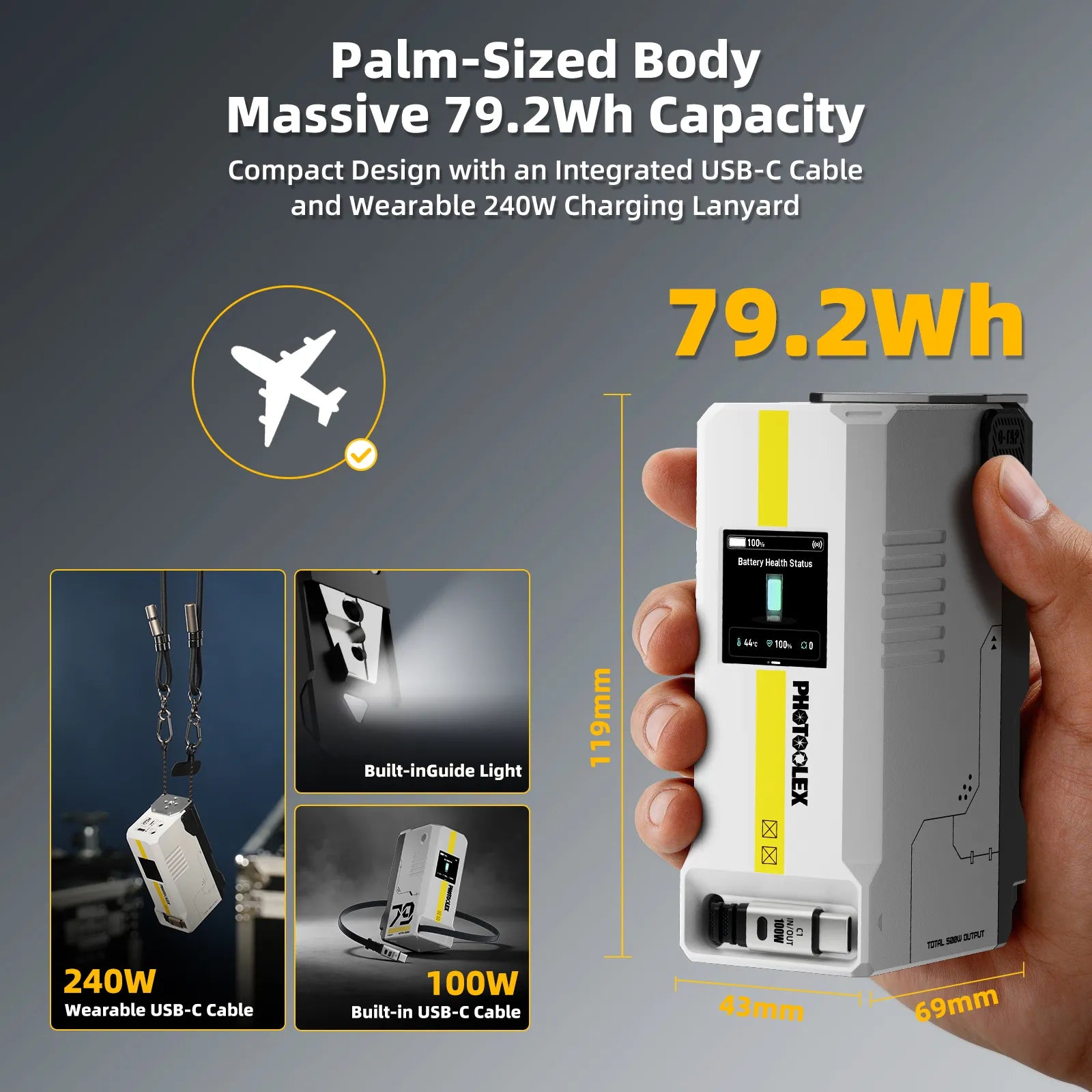 PHOTOOLEX 79Wh 5500mAh V‑Mount - V Mount Battery review and price