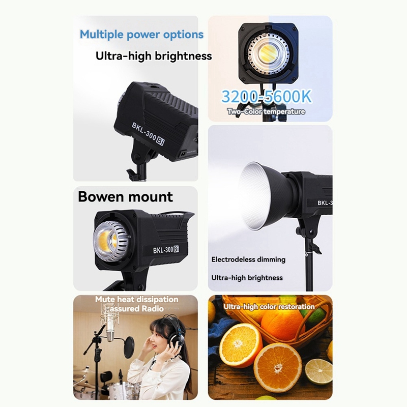 300W Bi LED Video Light, Conti - Quality Photography Lighting review and price