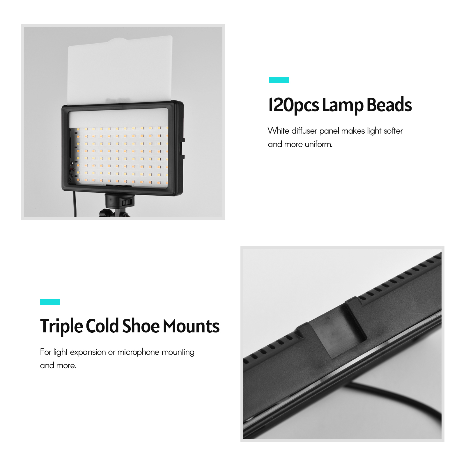 Andoer 2pcs LED Video Light Ki - Photography Lighting Uk review and price