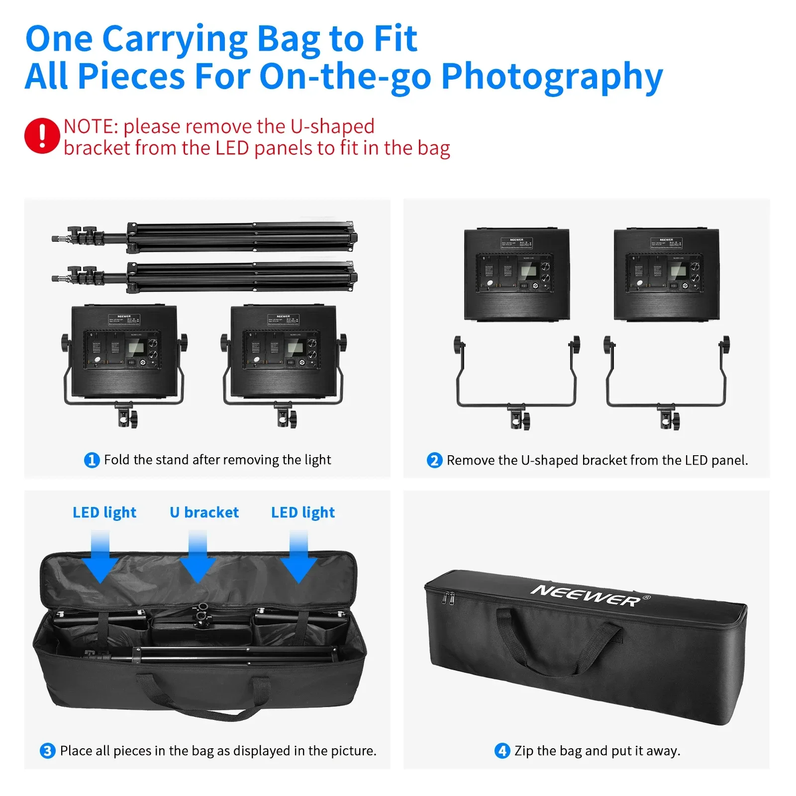 Neewer 2-Pack Advanced 660 LED - Photography Lighting Kit Neewer review and price